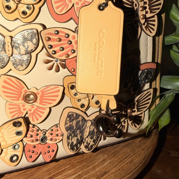 Coach Butterfly Embellished Handbag - Picture 2 of 16